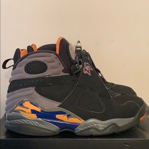 Jordan 8 retro sz.9 black/orange/blue